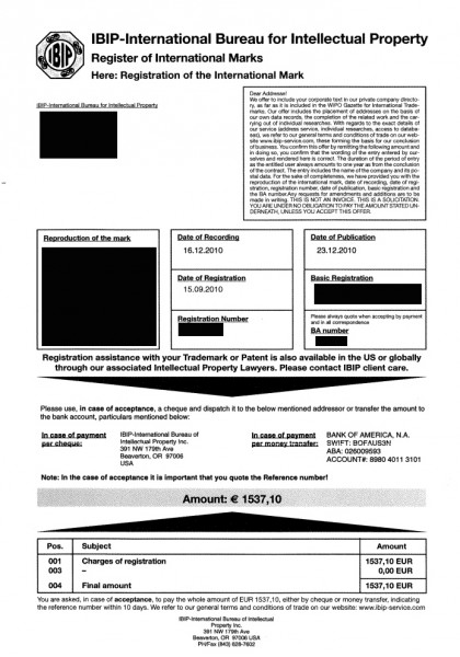 IBIP-International Bureau for Intellectual Property IBIP-International Bureau for Intellectual Property